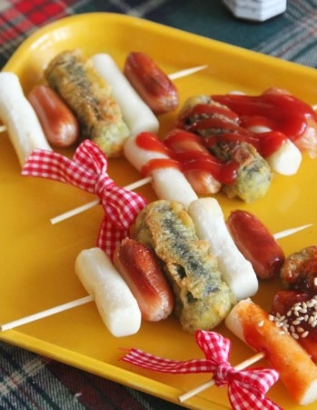 'Kim So Tteok' made with seaweed roll