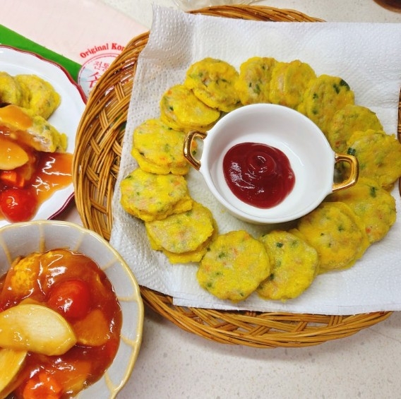 Sweet and Sour Egg-Battered Spicy Meatballs