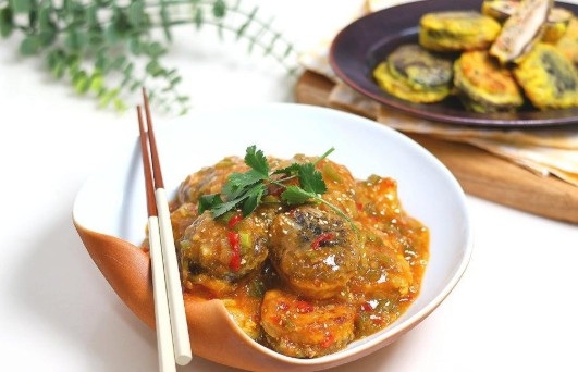 シイタケ、卵焼き。 「オヒャンドンゴ」