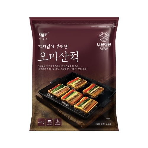 부침명장 오미산적 450g