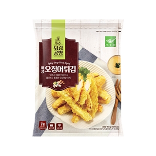 튀김공방 매콤 오징어튀김 350g
