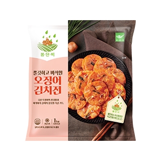 봄단비 오징어 김치전 1kg