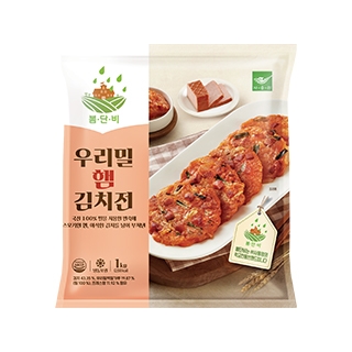 봄단비 우리밀 햄 김치전 1kg
