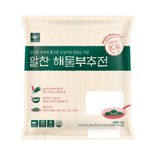 알찬 해물부추전 1kg