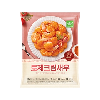 로제크림새우 400g