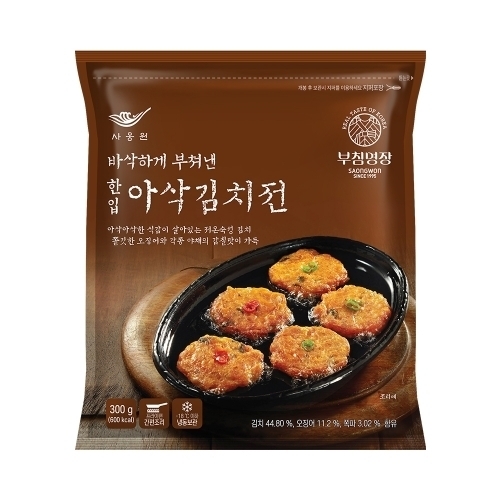 부침명장 한입아삭김치전 300g